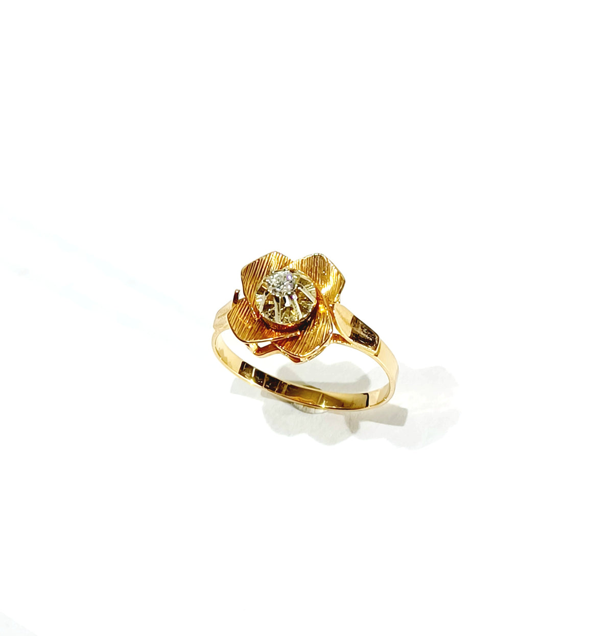 Rose gold and Diamond Ring