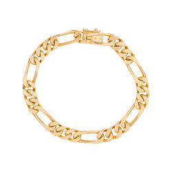 Bracelet Maille figaro Or rose