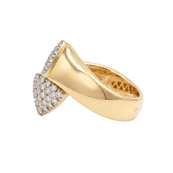 "Toi & Moi" Ring in Yellow Gold and Diamonds
