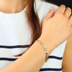 Bracelet Maille en or jaune