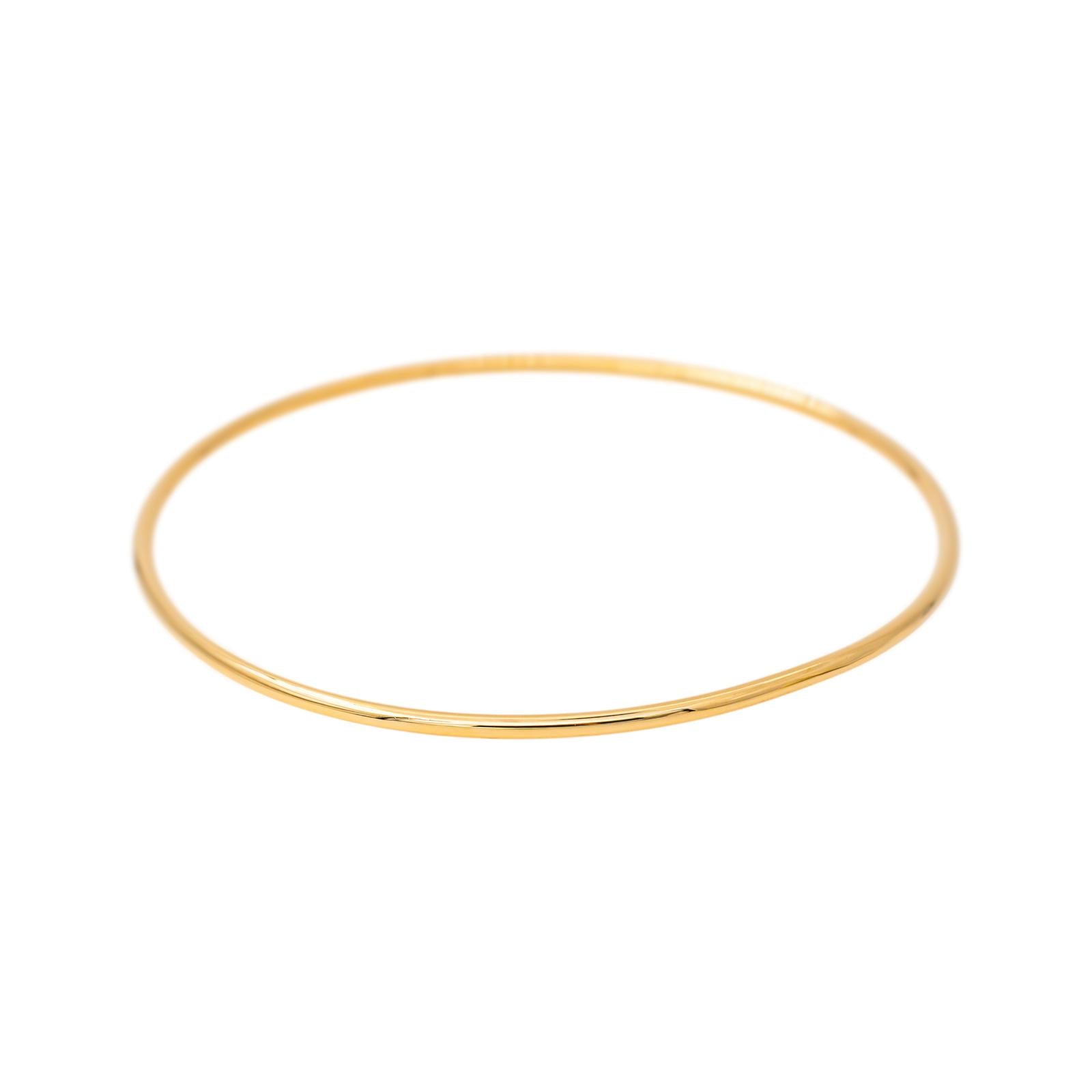 Yellow Gold Bangle Bracelet