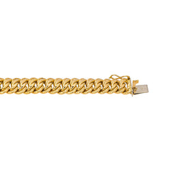 Yellow Gold American Link Necklace