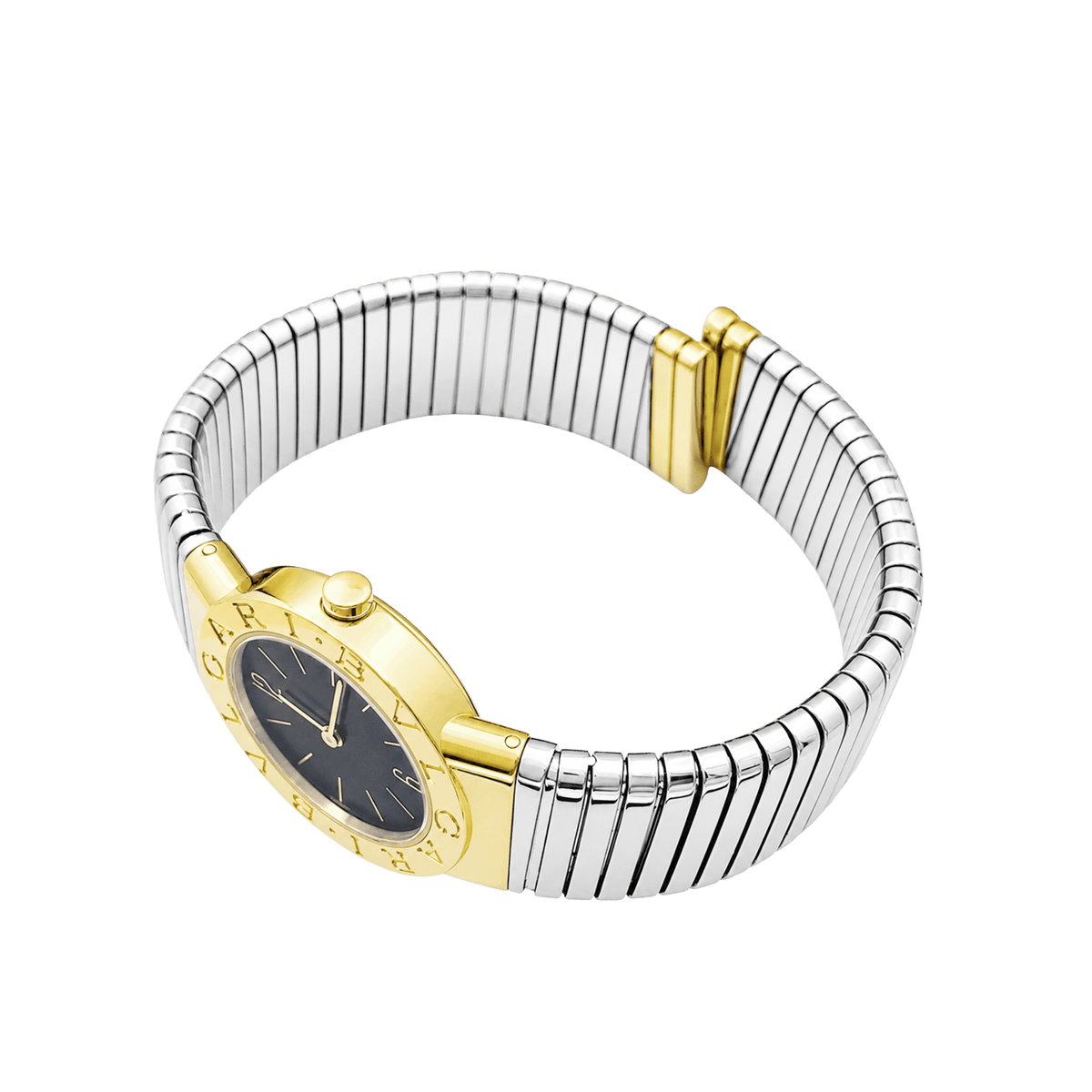 BULGARI "BB 26" Watch in Yellow Gold and Stainless Steel