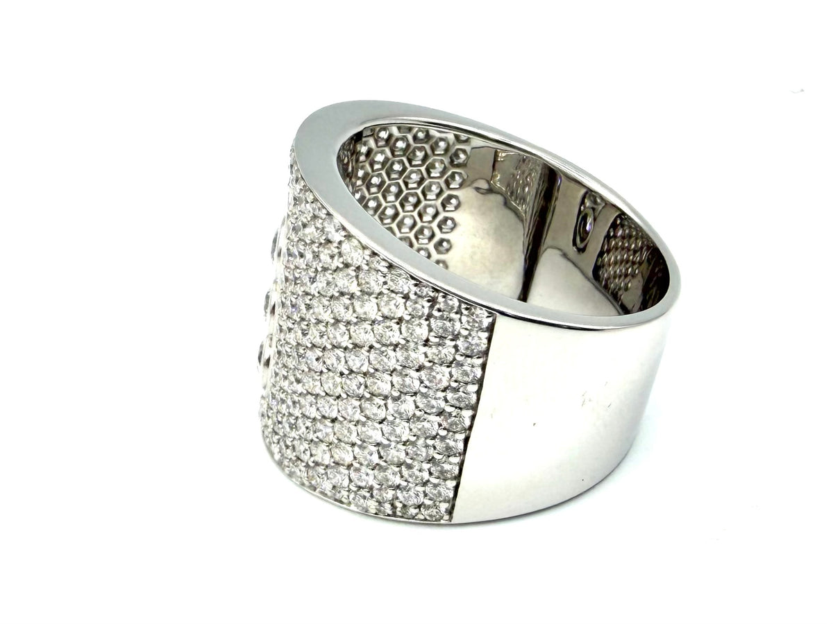 MESSIKA "Move Joaillerie Pavée" Ring in white gold and diamonds