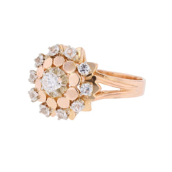 Marguerite Ring in Rose Gold and Sapphires