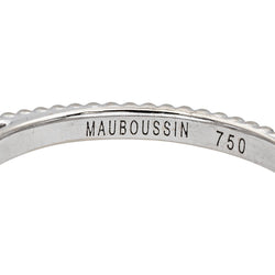 Mauboussin "Fan" Solitaire Ring—A Fan from Day One—White gold, Diamond