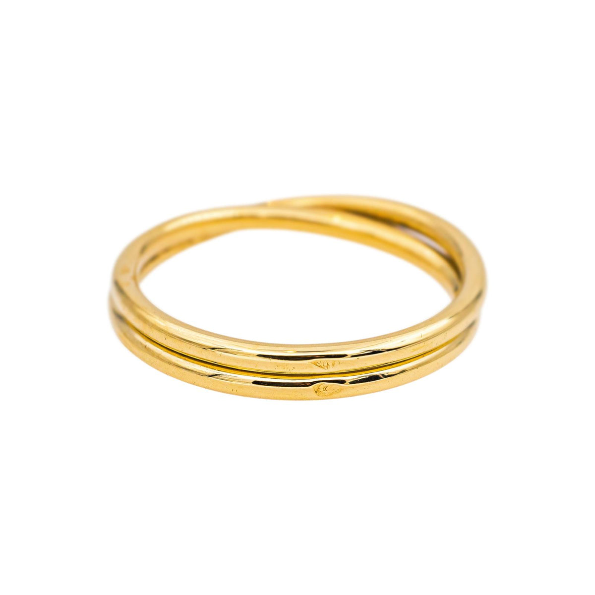 Bague Alliance HERMÈS en or jaune