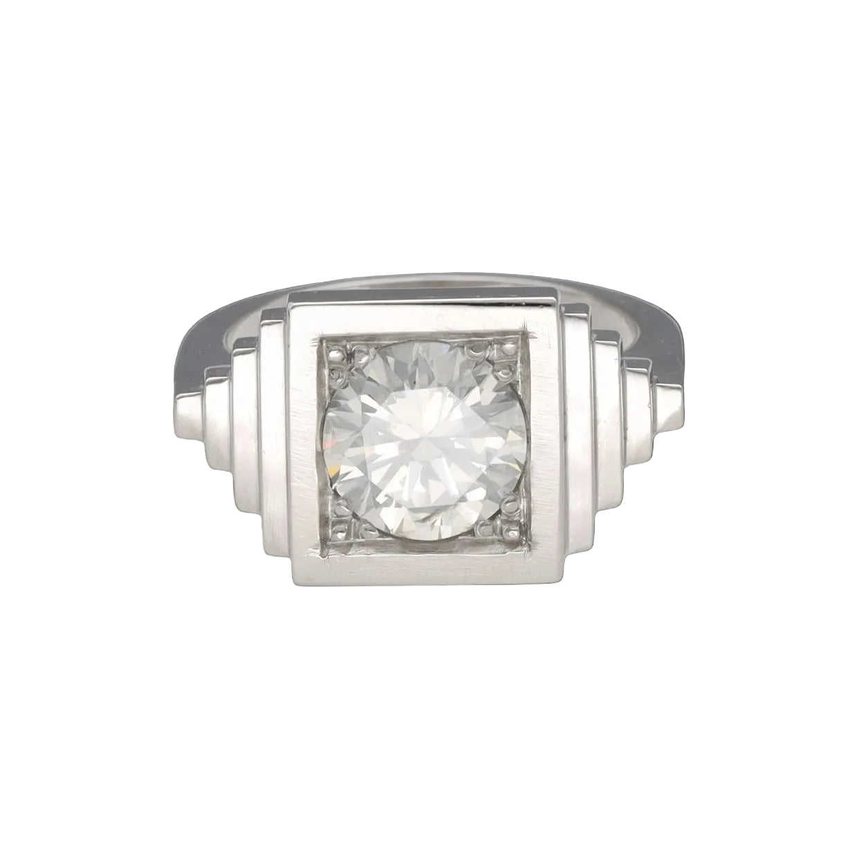 Platinum and Diamond Ring