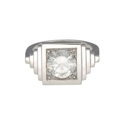 Platinum and Diamond Ring