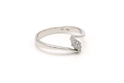 "Toi & Moi" Ring in White Gold and Diamonds