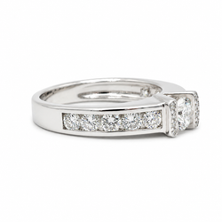 White Gold and Diamond Ring