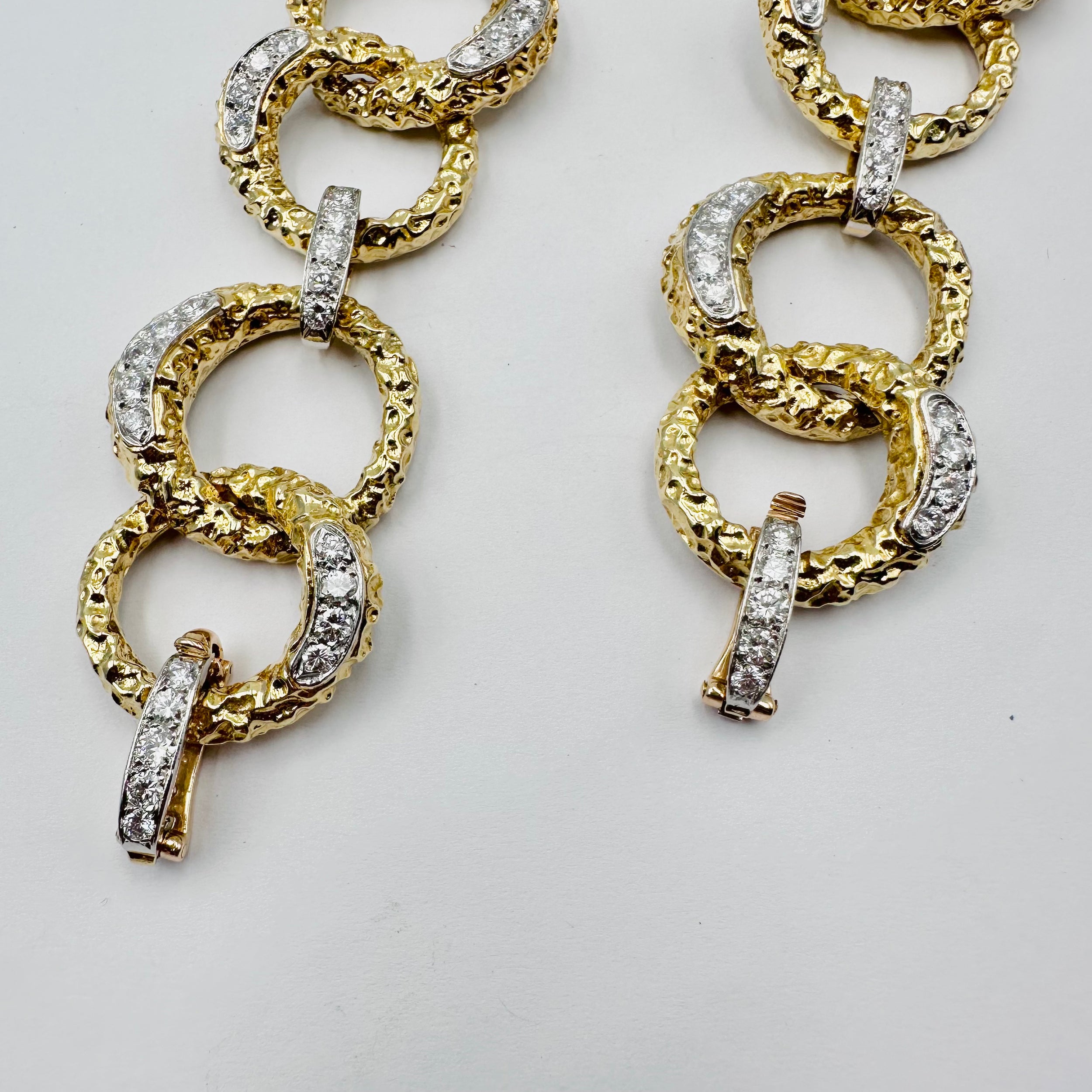 M. GERARD Bracelet in yellow gold, Platinum, and Diamonds