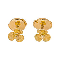 Boucles d'oreilles  Puces  Or jaune