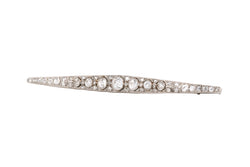 Platinum and Diamond Brooch