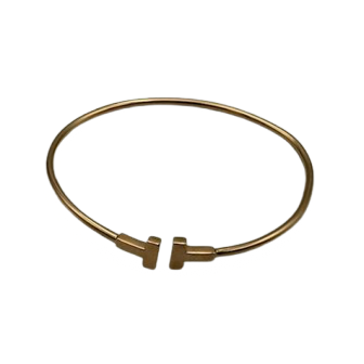 TIFFANY & CO. "T Wire" Rose Gold Bangle