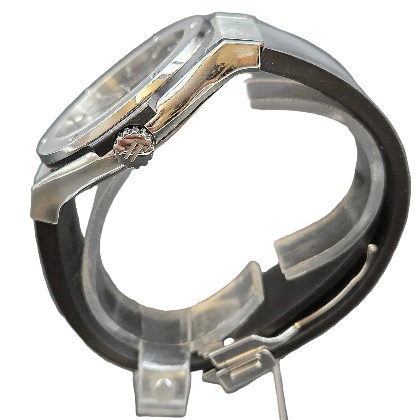 HUBLOT "Classic Fusion" Watch in Titanium and Rubber