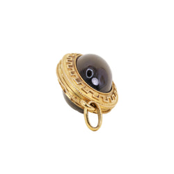 Yellow Gold and Garnet Pendant