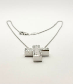 SALVINI Necklace with Pendant in White Gold and Diamonds