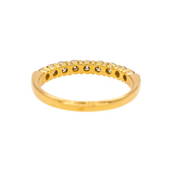 Ring Half-alliance Yellow gold diamond