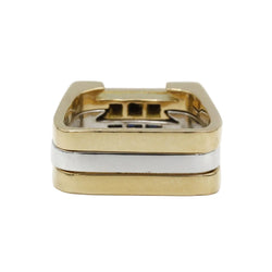 J.VENDOME Tank Rings in white gold, yellow gold, sapphires, and diamonds