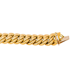 Yellow Gold American Link Bracelet
