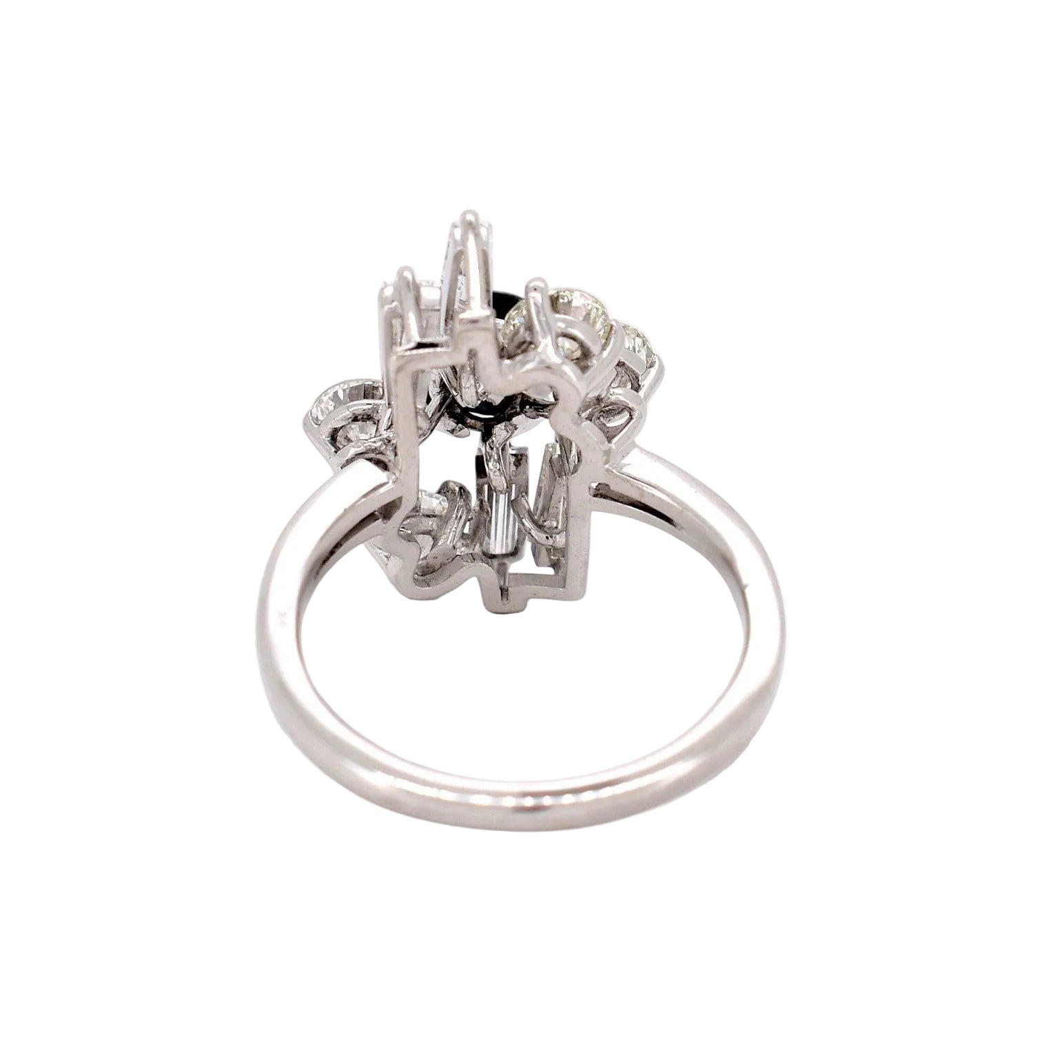 White gold, Sapphire and Diamond Ring