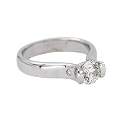 White gold Solitaire Diamond Ring