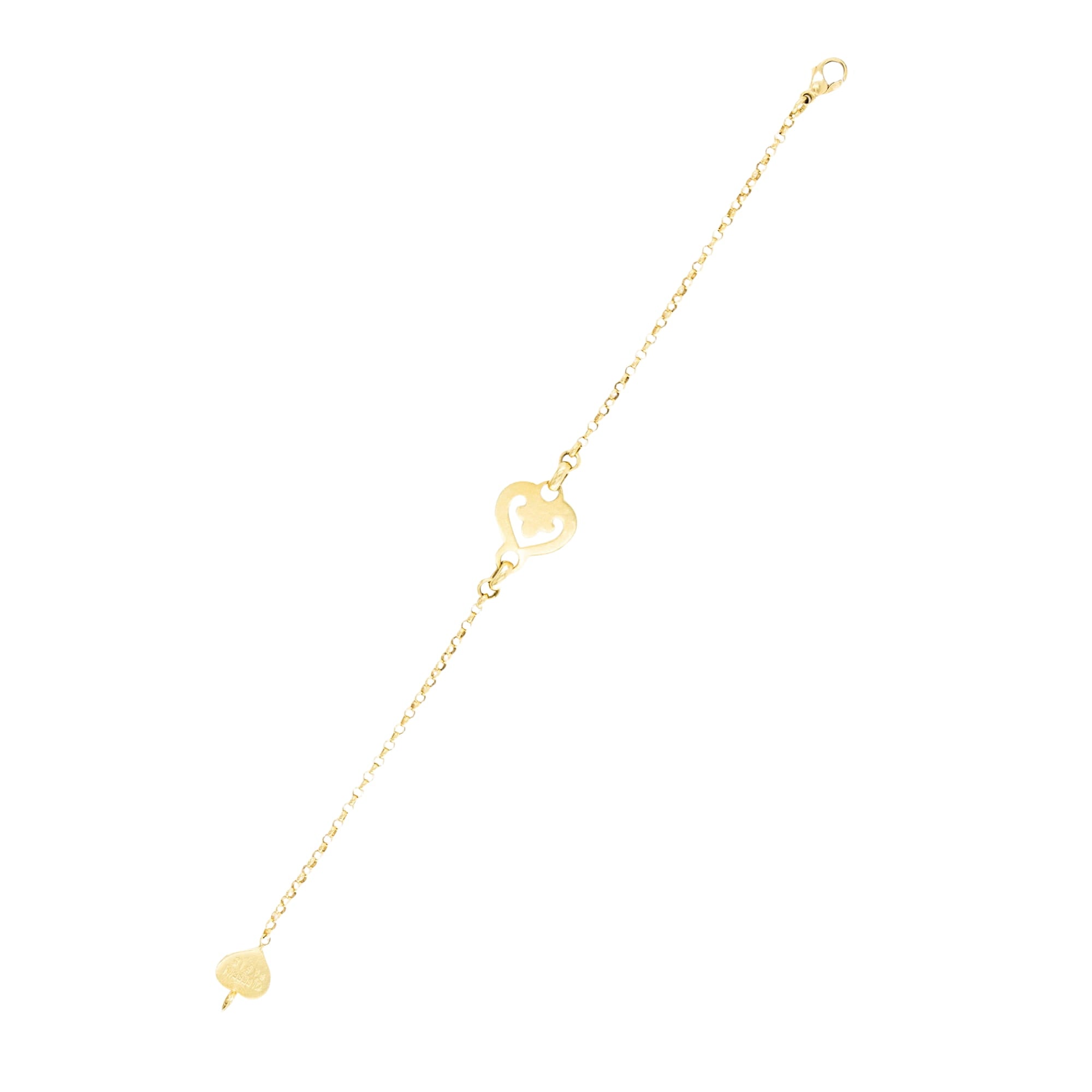 O.J. PERRIN "Coeur Légendes" Bracelet in Yellow gold