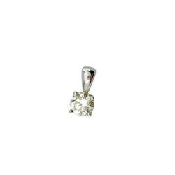 White Gold and Diamond Pendant