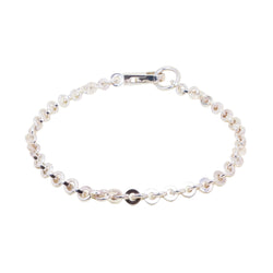 HERMÈS "Voltige" Silver Choker Necklace