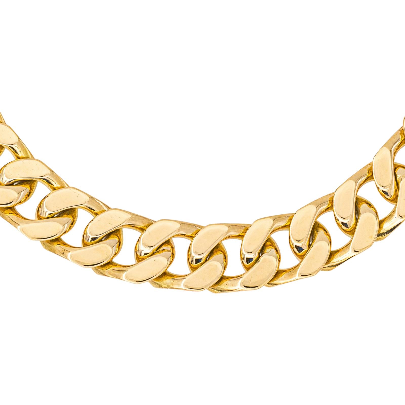 Bracelet Maille gourmette Or jaune