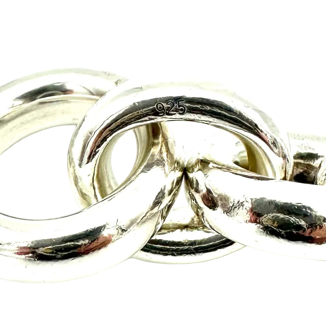 HERMÈS "Crescendo" Silver Link Bracelet