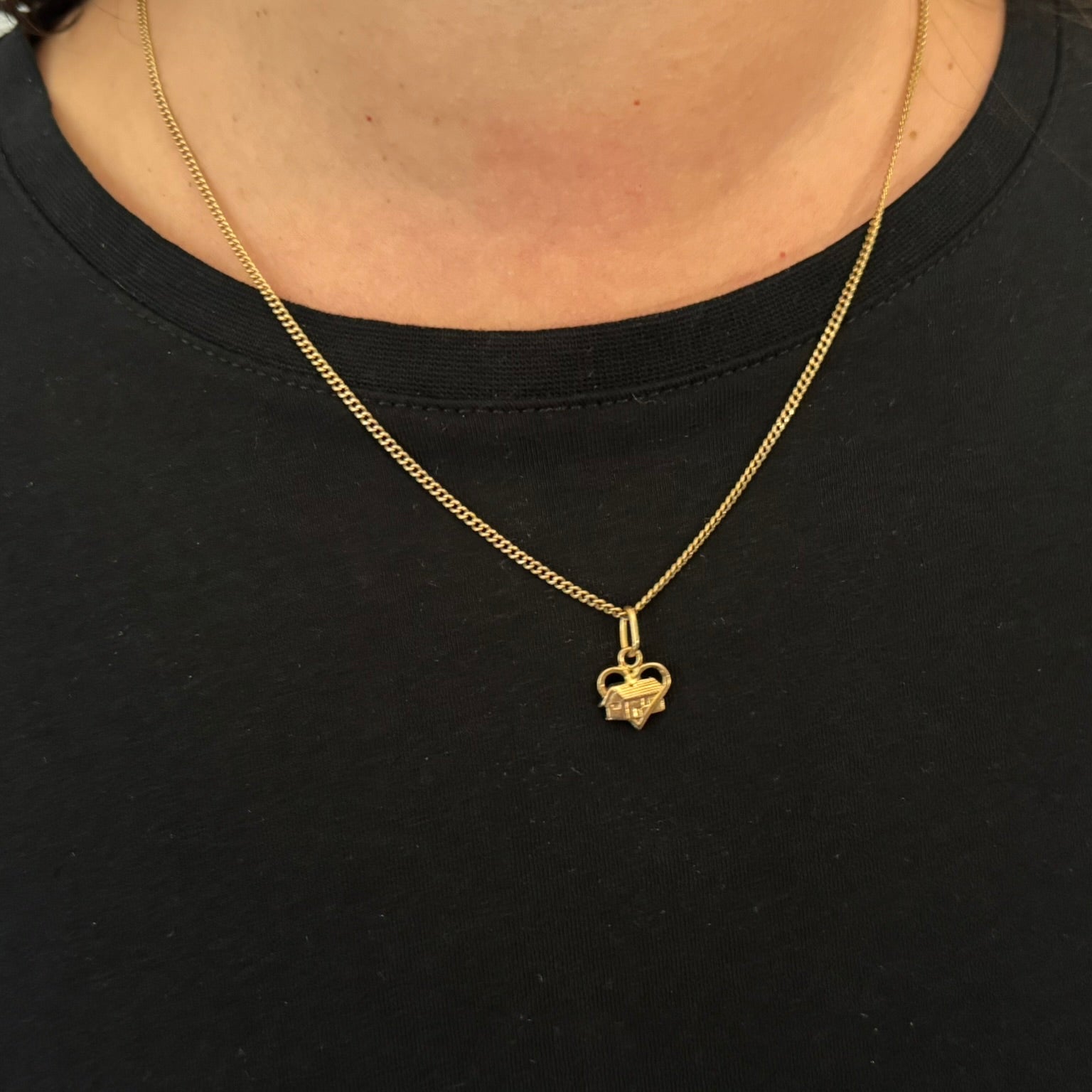 Pendentif en or rose