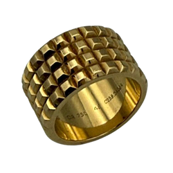 BOUCHERON "Clou de Paris" Band Ring in Yellow gold