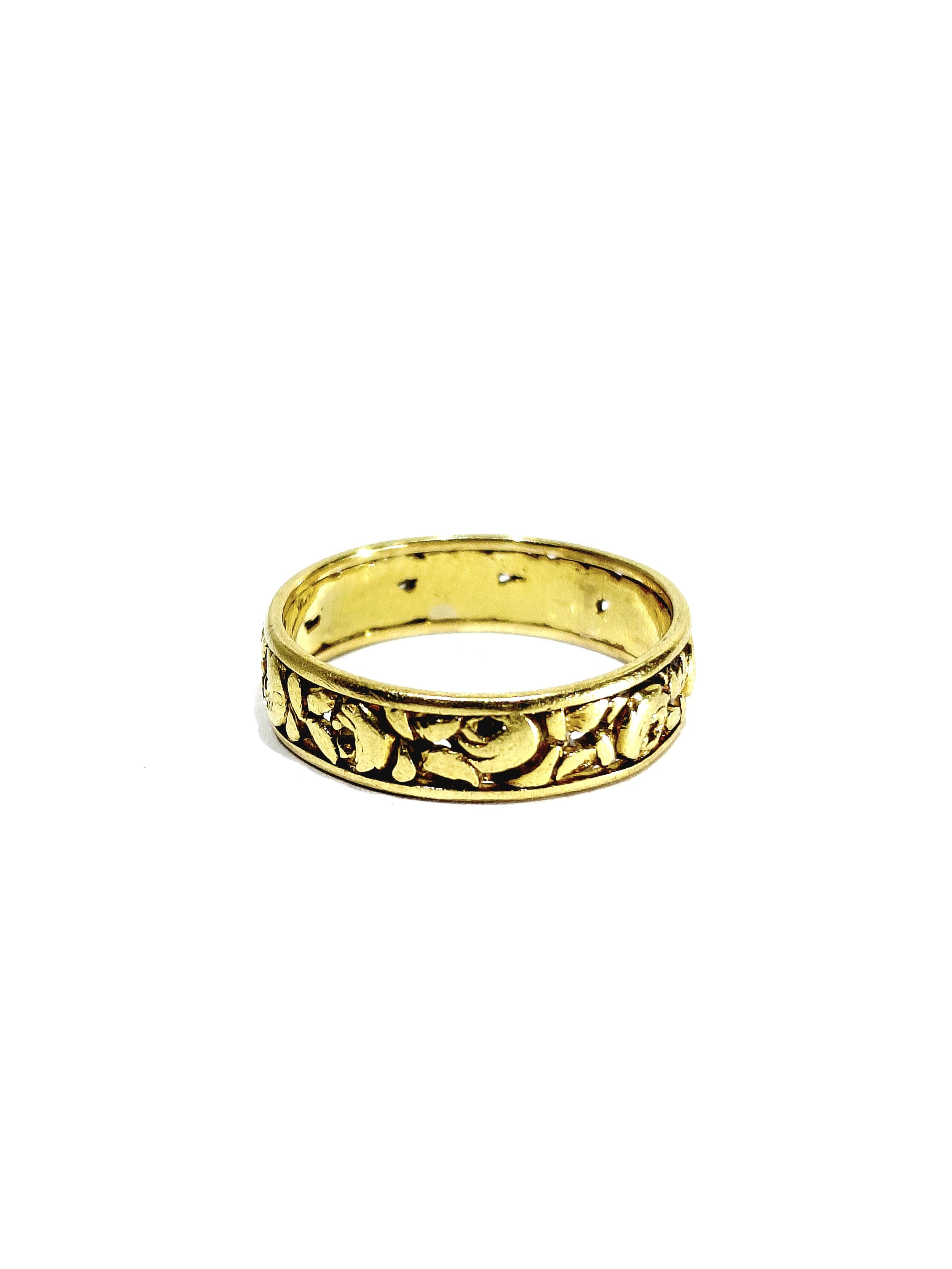 Art Nouveau Yellow Gold Ring