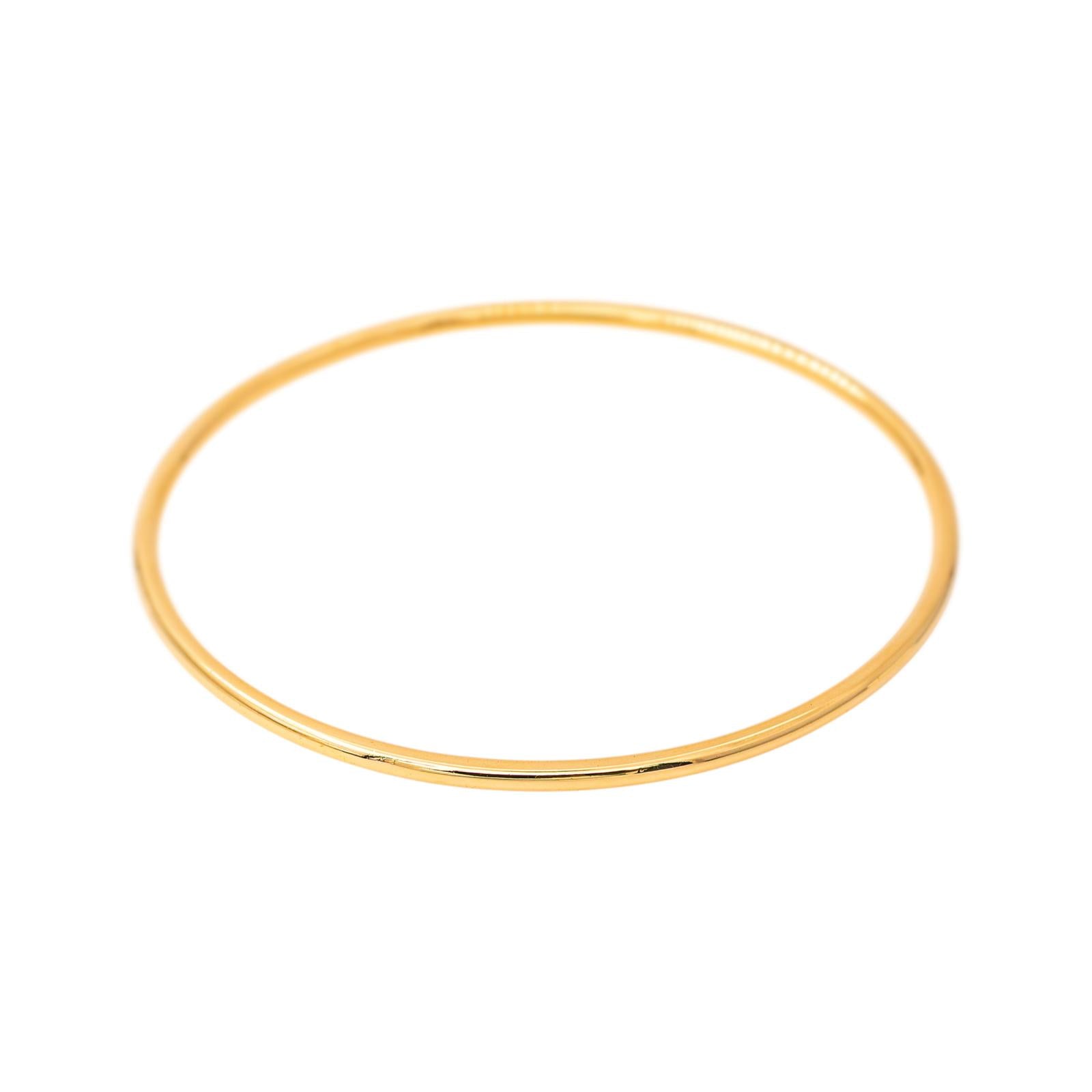 Yellow Gold Bangle Bracelet
