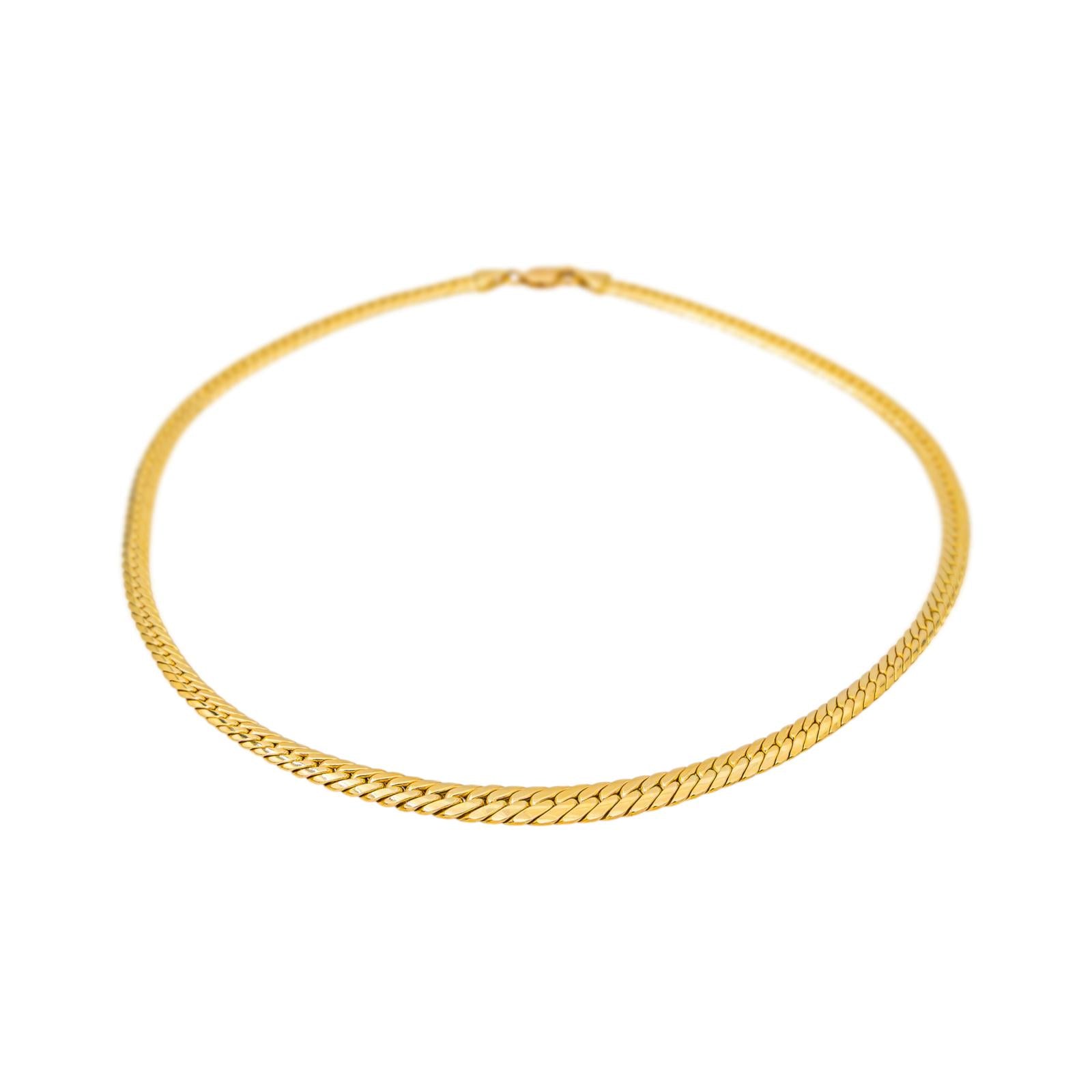 Collier Maille anglaise Or jaune