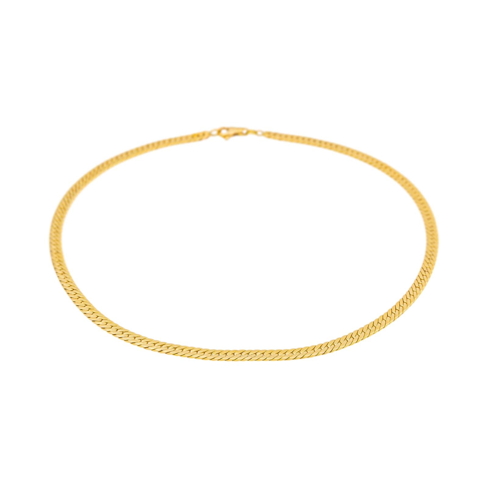 Collier Maille anglaise Or jaune