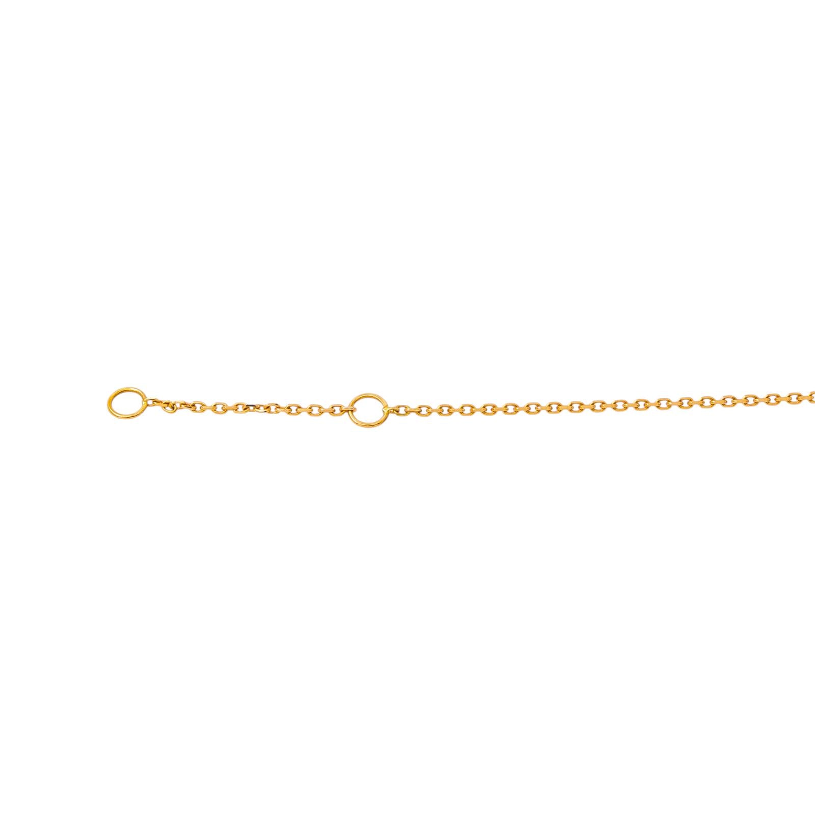 Cartier Trinity Necklace in Yellow gold with Pink sapphire