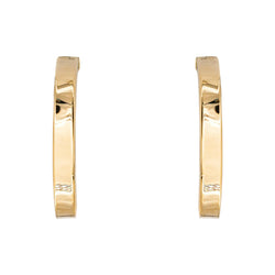 Yellow Gold Hoop Earrings