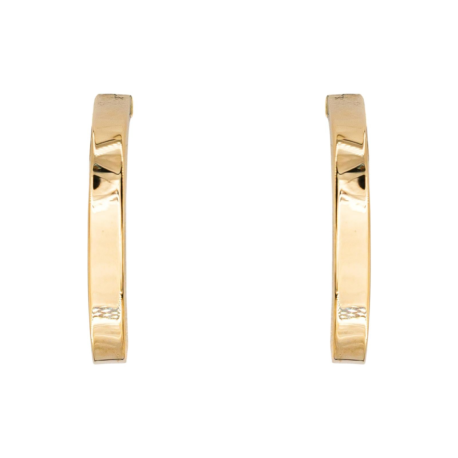 Yellow Gold Hoop Earrings