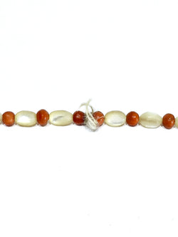 Collier Perles en nacre et corail