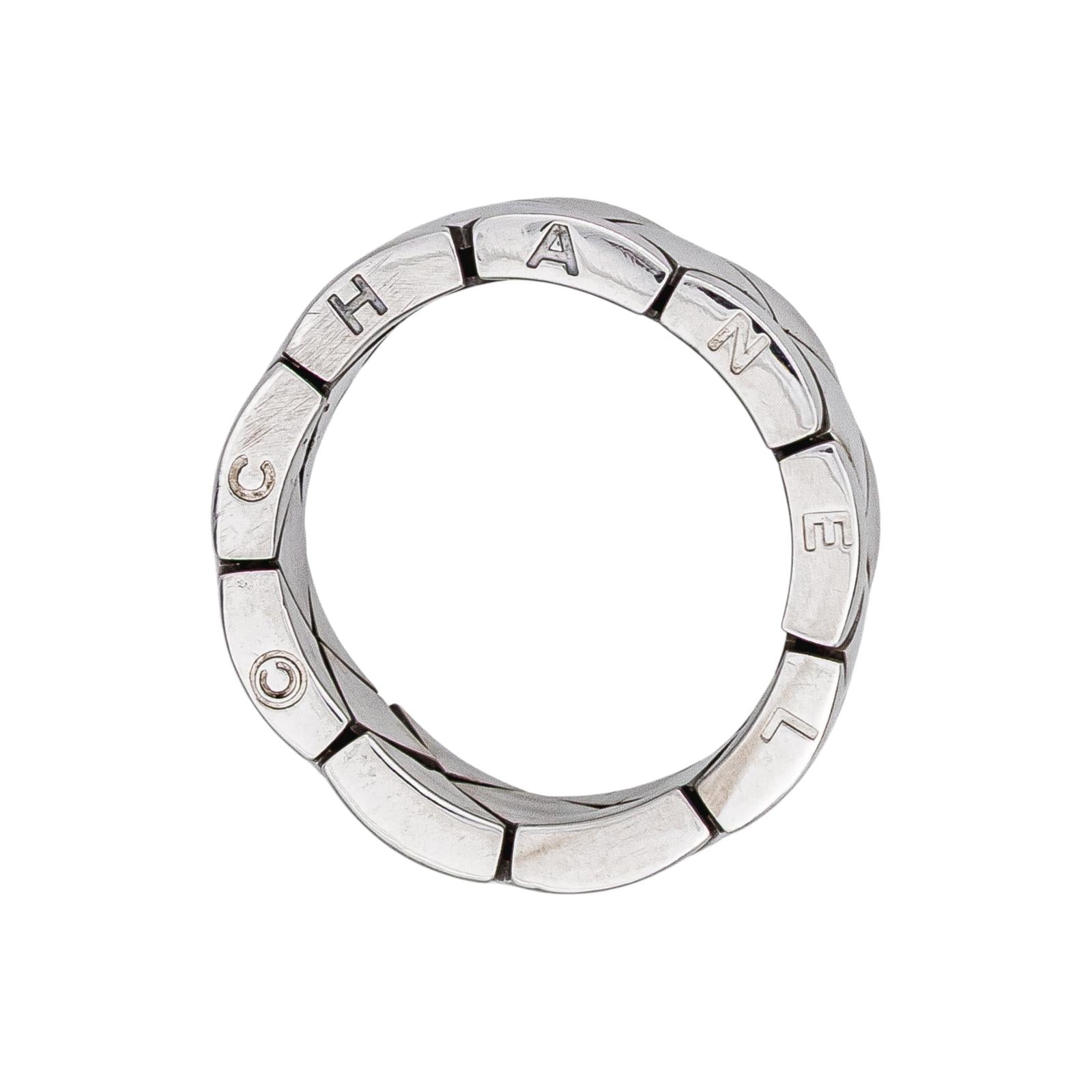 Chanel Coco Crush Ring in White gold
