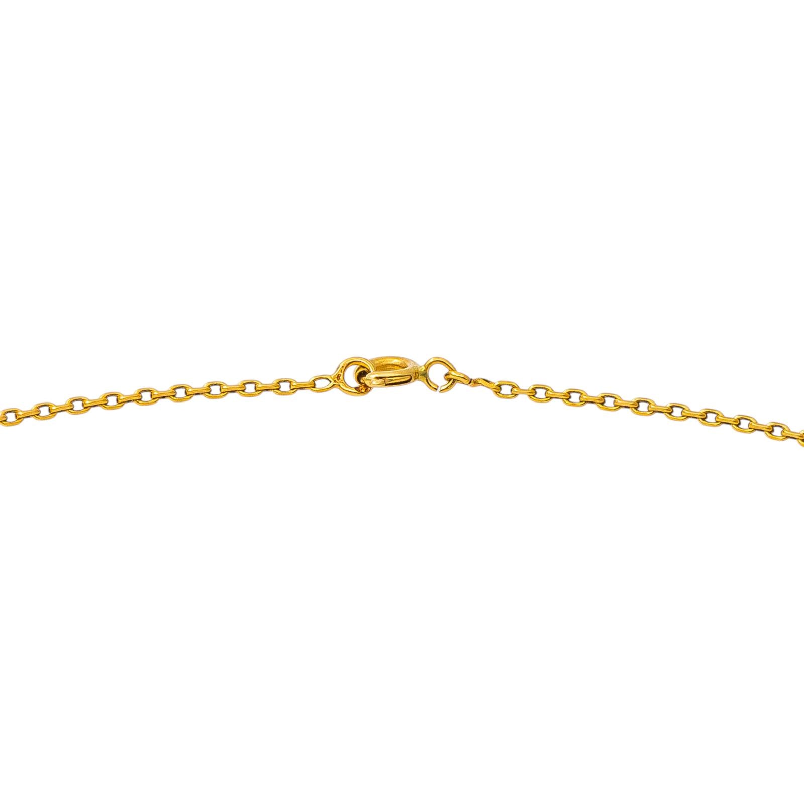 Necklace Forçat Link Yellow gold