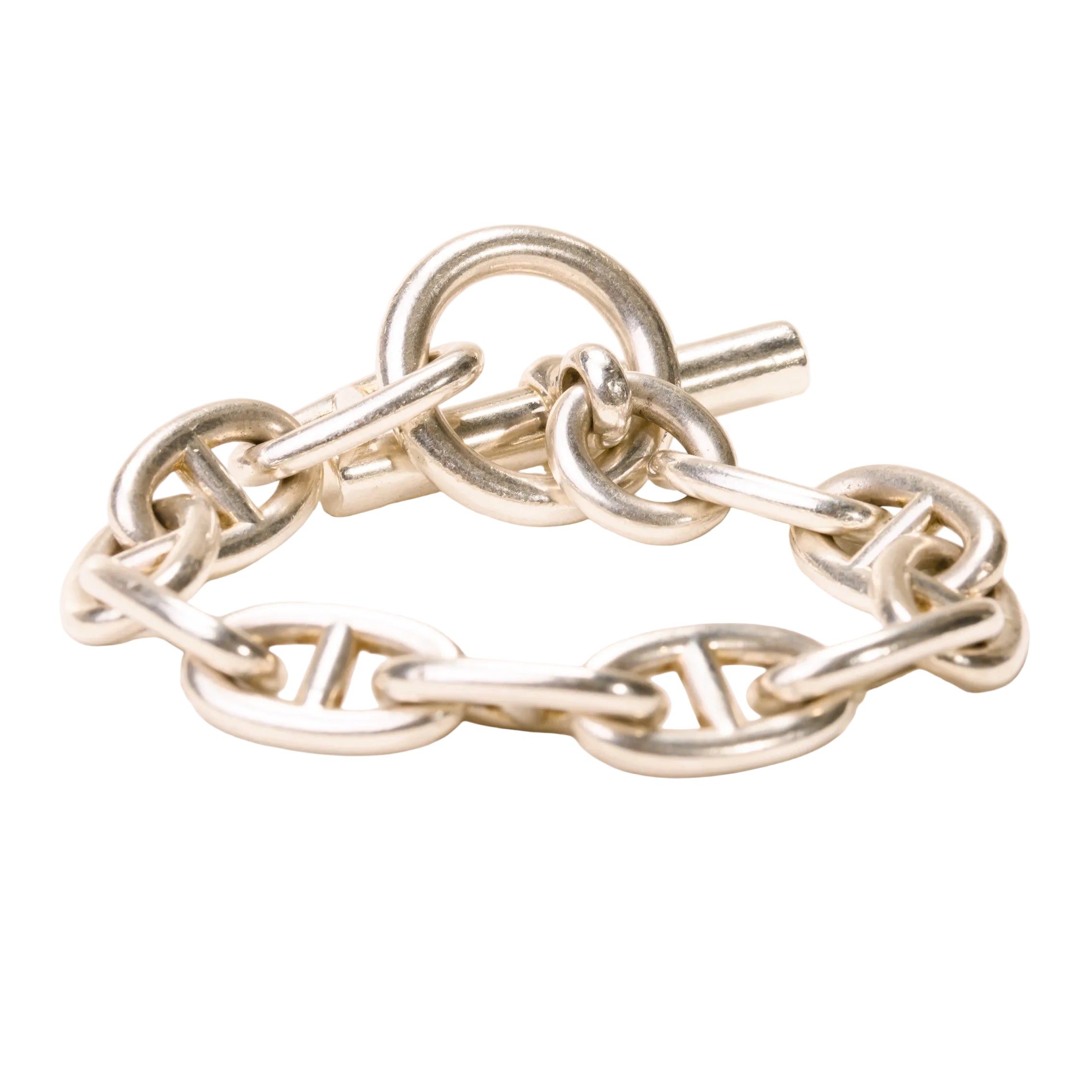 HERMÈS Link Bracelet "Chain d'Ancre" in Silver