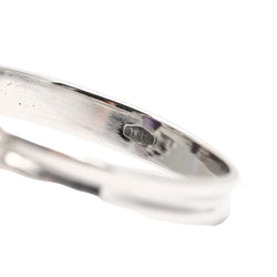White Gold and Amethyst Cocktail Ring