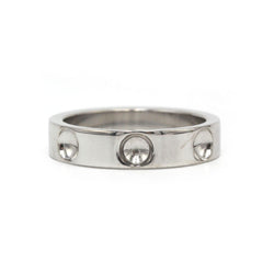 Louis VUITTON "Empreinte" Ring in White Gold