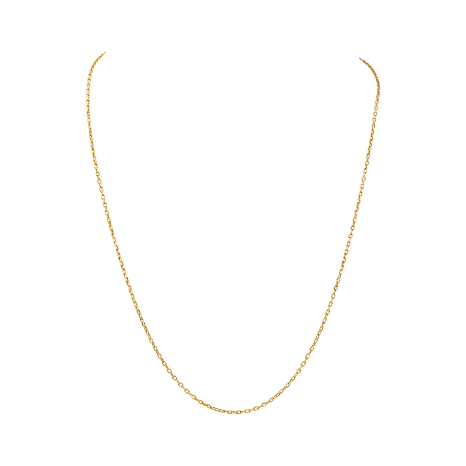 Yellow Gold Forçat Link Necklace