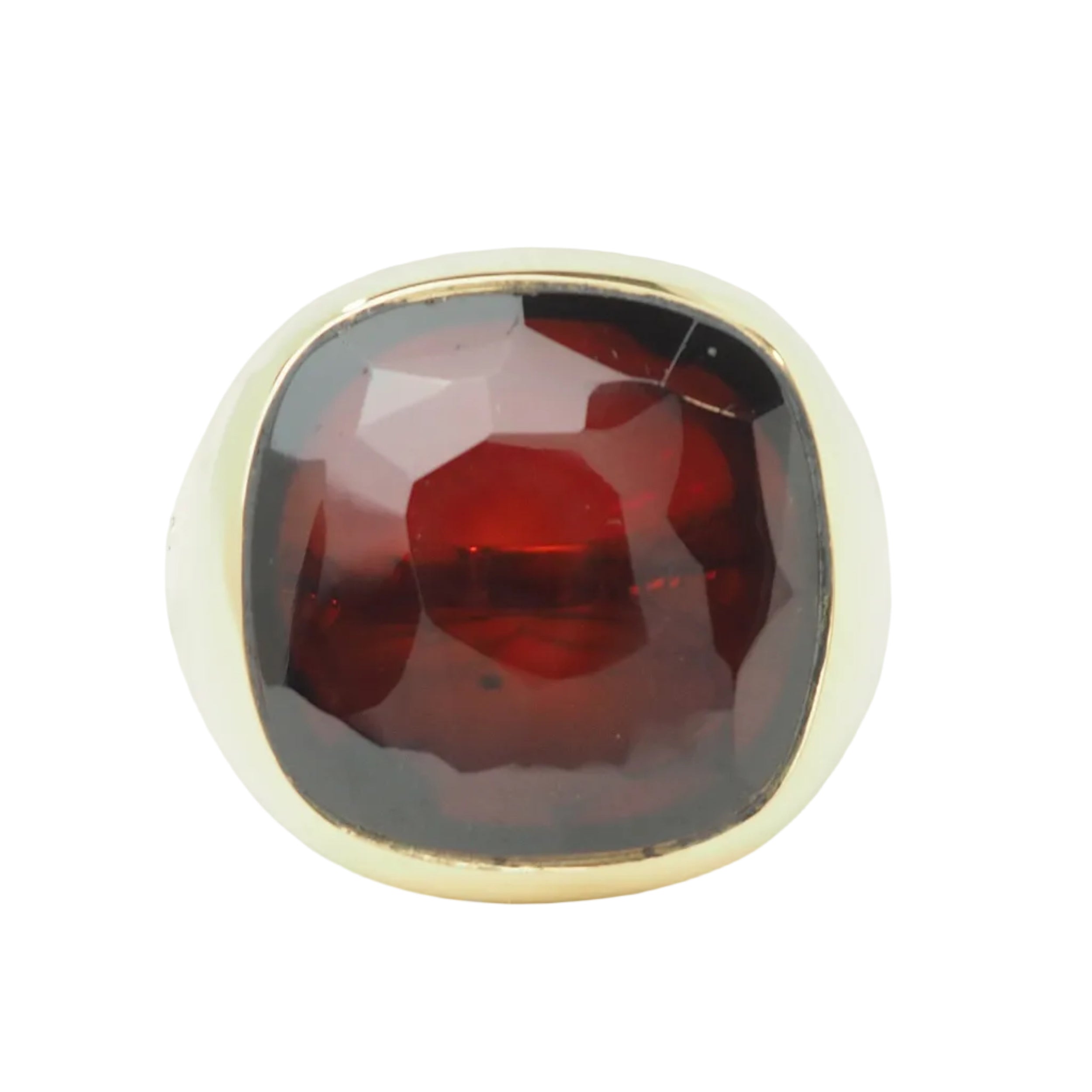 Bague POMELLATO "Victoria" en or jaune et grenat