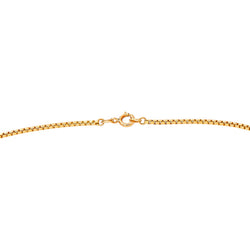 Rose gold Box chain necklace